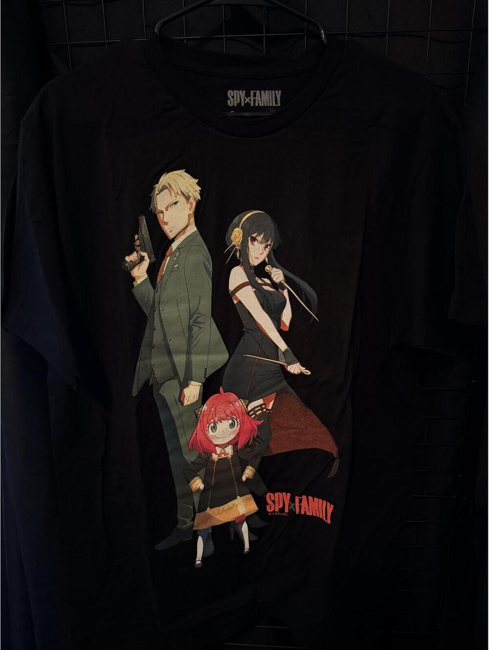 Spy x Family T-Shirt - Black - Large